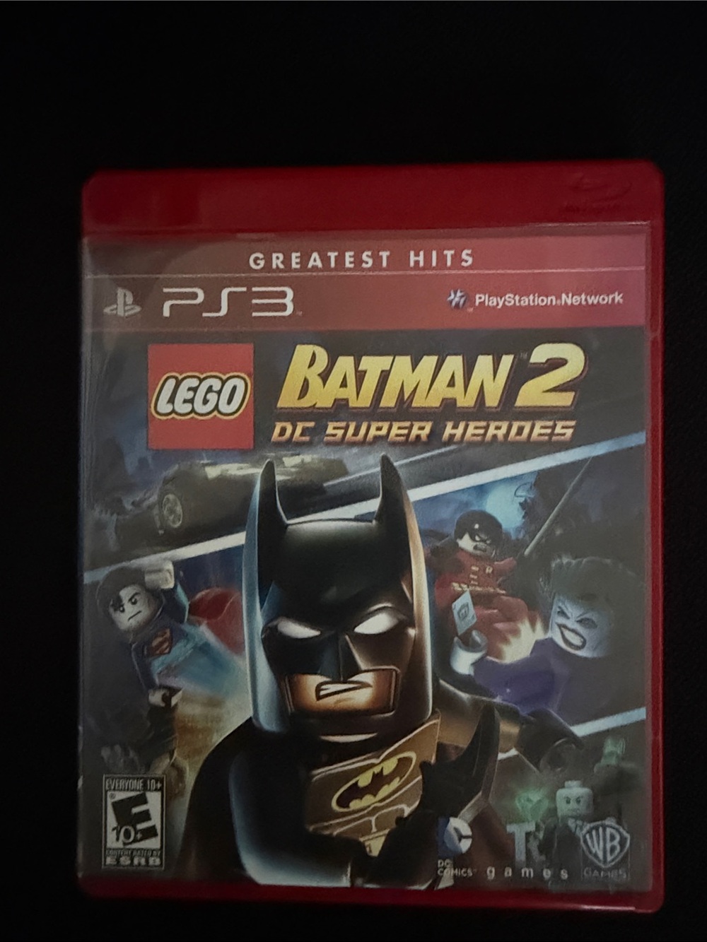 Lego Batman 2: DC Super Heroes PS3 Game - Red Case